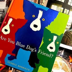 🔵🐕🔵• George Rodrigue x ✍🏻 Autographed•🐕🔵🐕